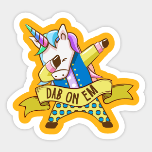 Dab on Em Sticker